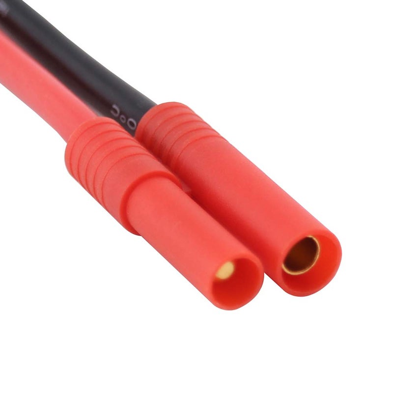 OliRC 2pcs 4mm Bullet Banana HXT Connector to Female T-Plug Connector Adapter with 12awg 10cm Wire(C70-2) - Image 5